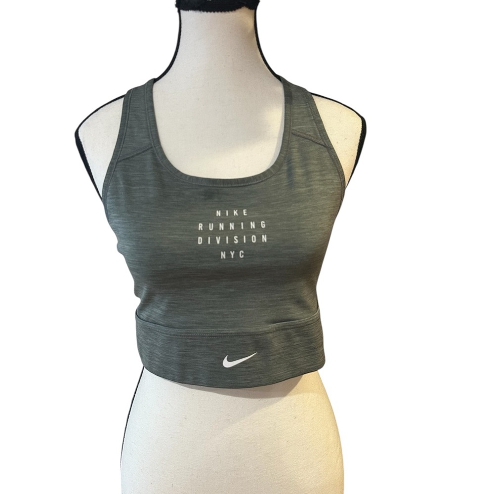 Nike Olive Green Seamless Sports Bra